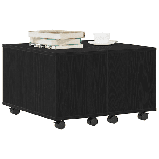 Mesa de Centro, Mesa baixa, Carvalho Preto 60 x 60 x 38 cm