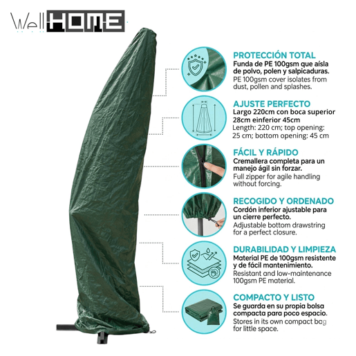 Capa para guarda-sol Well Home Capa para guarda-sol Well Home