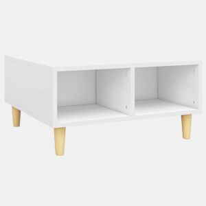 Mesa de Centro, Mesa baixa, 60x60x30 cm contraplacado branco
