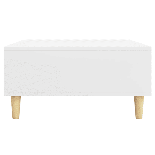 Mesa de Centro, Mesa baixa, 60x60x30 cm contraplacado branco