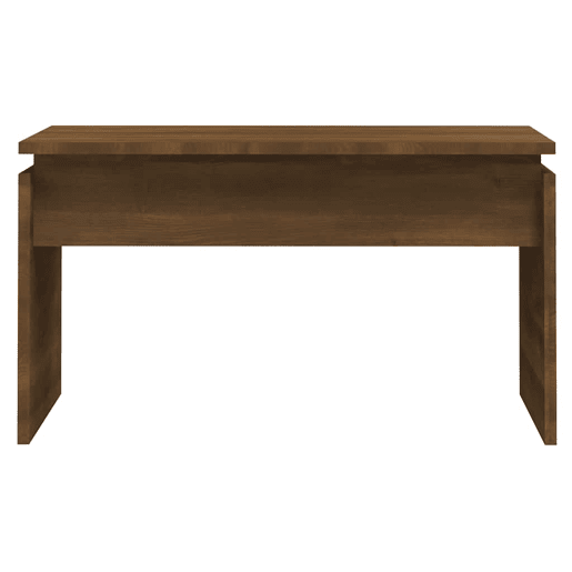 Mesa de Centro, Mesa baixa, 68x50x38 cm derivados de madeira carvalho castanho