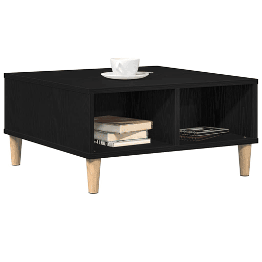 Mesa de Centro, Mesa baixa, Carvalho Preto 60 x 60 x 30 cm