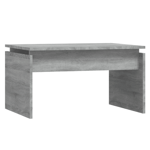 Mesa de Centro, Mesa baixa, 68x50x38 cm derivados de madeira cinza sonoma