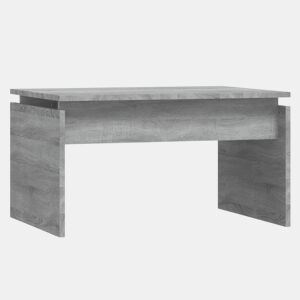Mesa de Centro, Mesa baixa, 68x50x38 cm derivados de madeira cinza sonoma