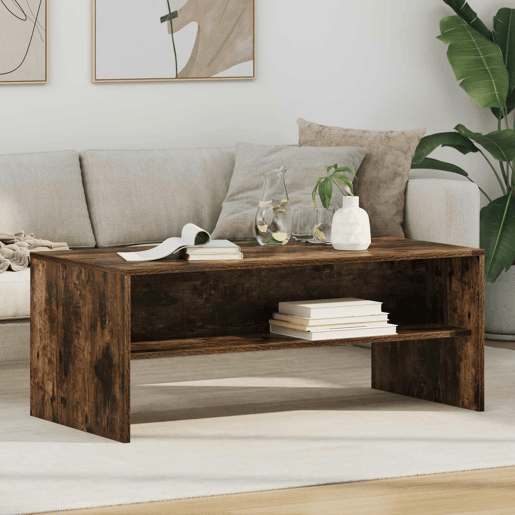 Mesa de Centro, Mesa baixa, Carvalho Defumado 100 x 50 x 40 cm