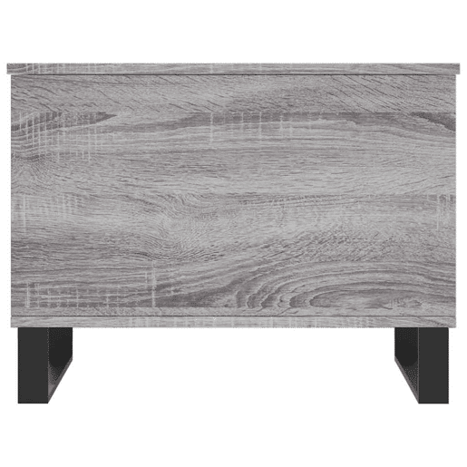 Mesa de Centro, Mesa baixa, 60x44,5x45 cm derivados de madeira cinza sonoma