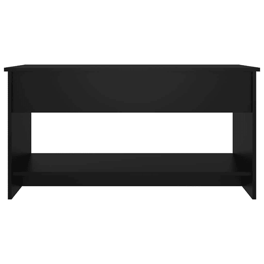 Mesa de Centro, Mesa baixa, 102x50x52,5 cm madeira processada preto