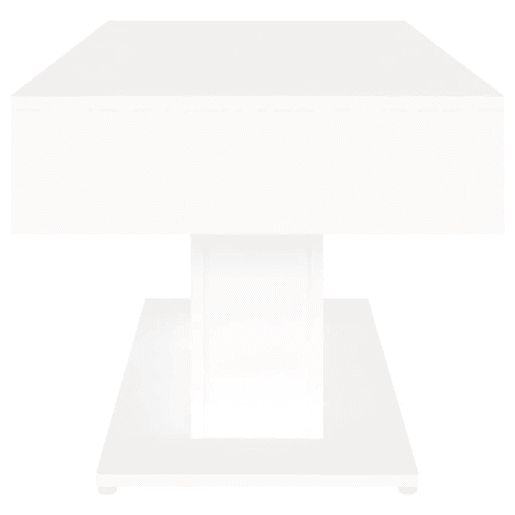 Mesa de Centro, Mesa baixa, 96x50x45 cm derivados de madeira branco