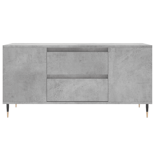 Mesa de Centro, Mesa baixa, derivados de madeira cinza cimento