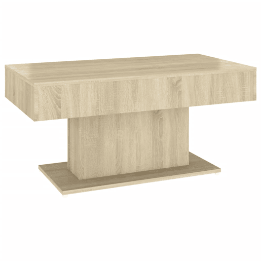 Mesa de Centro, Mesa baixa, 96x50x45 cm derivados de madeira carvalho sonoma