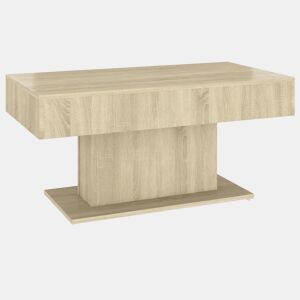 Mesa de Centro, Mesa baixa, 96x50x45 cm derivados de madeira carvalho sonoma
