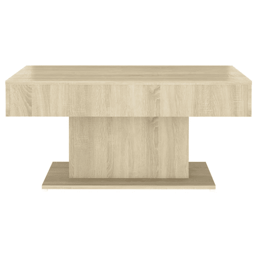 Mesa de Centro, Mesa baixa, 96x50x45 cm derivados de madeira carvalho sonoma