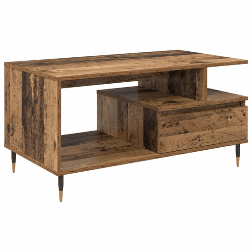 Mesa de Centro, Mesa baixa, com gaveta Madeira antiga 90 x 49 x 45 cm