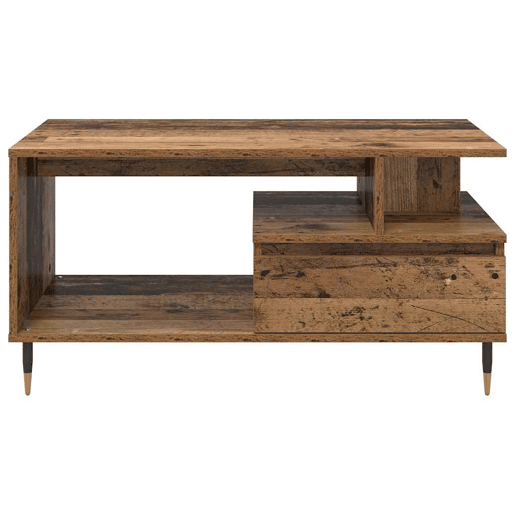 Mesa de Centro, Mesa baixa, com gaveta Madeira antiga 90 x 49 x 45 cm