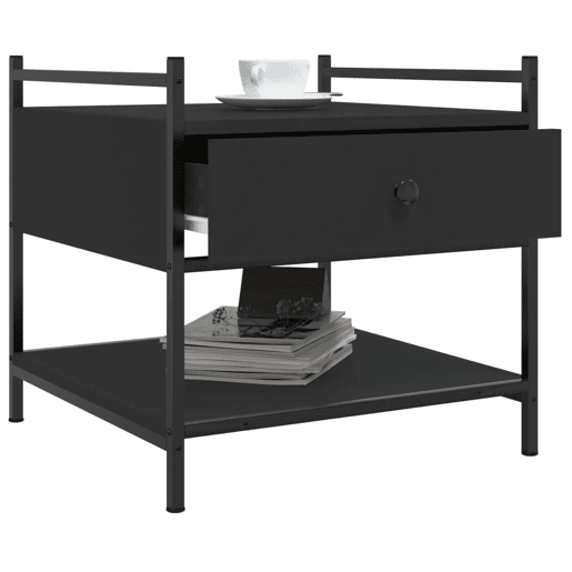 Mesa de Centro, Mesa baixa, 50x50x50 derivados de madeira preto