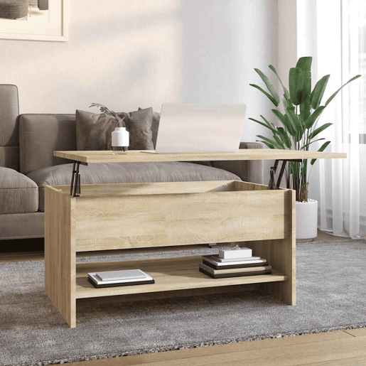 Mesa de Centro, Mesa baixa, 80x50x40 cm derivados madeira carvalho sonoma Mesa de Centro, Mesa baixa, 80x50x40 cm derivados madeira carvalho sonoma
