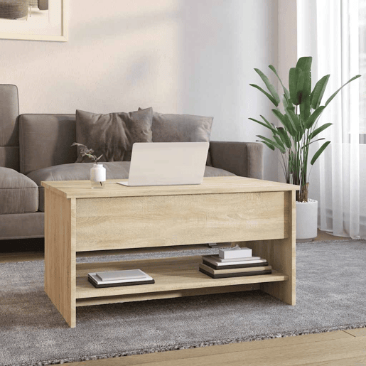 Mesa de Centro, Mesa baixa, 80x50x40 cm derivados madeira carvalho sonoma Mesa de Centro, Mesa baixa, 80x50x40 cm derivados madeira carvalho sonoma