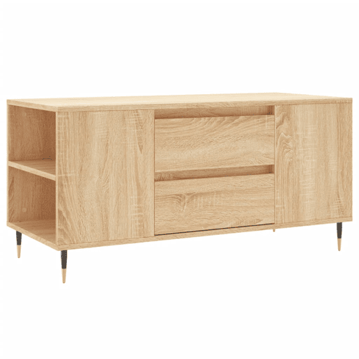 Mesa de Centro, Mesa baixa, derivados de madeira carvalho sonoma