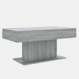 Mesa de Centro, Mesa baixa, 96x50x45 cm derivados de madeira cinzento sonoma