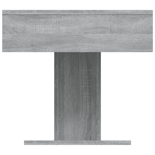 Mesa de Centro, Mesa baixa, 96x50x45 cm derivados de madeira cinzento sonoma