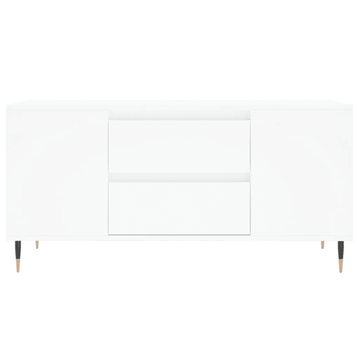 Mesa de Centro, Mesa baixa, 102x44,5x50 cm derivados de madeira branco
