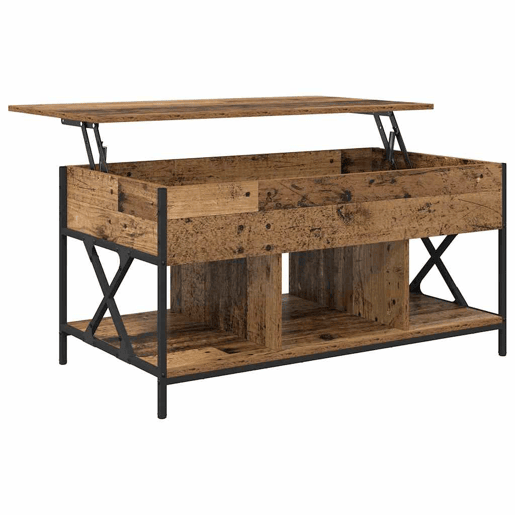 Mesa de Centro, Mesa baixa, Madeira Antiga 100 x 55 x 48.5 cm