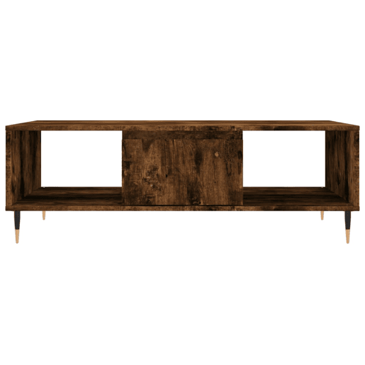 Mesa de Centro, Mesa baixa, 104x60x35 cm derivados madeira carvalho fumado