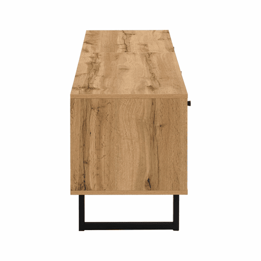 Armário TV com LED 190 cm - 6 ecrãs e 1 gaveta - Natural