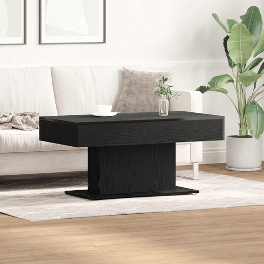 Mesa de Centro, Mesa baixa, Carvalho Preto 96 x 50 x 45 cm