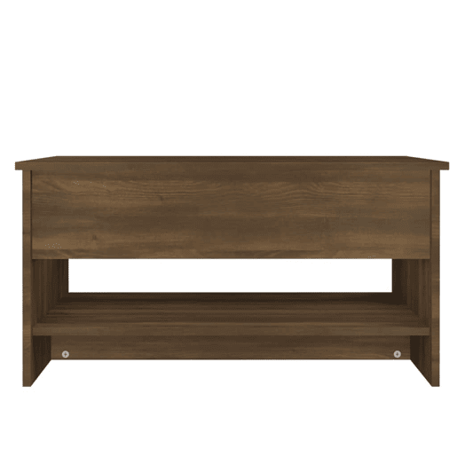 Mesa de Centro, Mesa baixa, 80x50x40 cm derivados madeira carvalho castanho