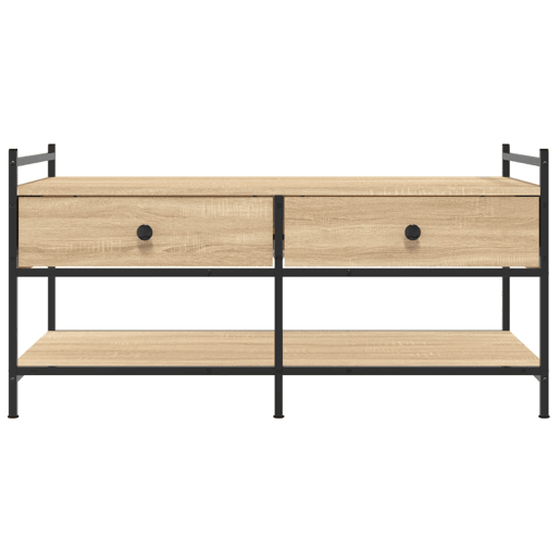 Mesa de Centro, Mesa baixa, 99x50x50 derivados de madeira carvalho sonoma