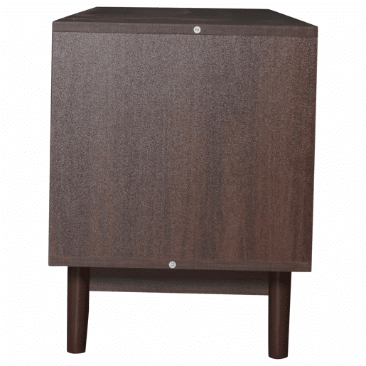 Móvel auxiliar 190x40x52 cm - Lowboard-TV-Schrank com 6 pés, com gavetas, para TVs de até 75 polegadas - Rattan castanho