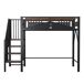 Cama alta para niños 95x255 Cama alta para niños 95x255 Blanco