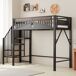 Cama alta para niños 95x255 Cama alta para niños 95x255 Blanco