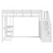 Cama alta para niños 96x252 Cama alta para niños 96x252 Blanco
