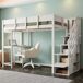 Cama alta para niños 96x252 Cama alta para niños 96x252 Blanco