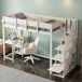 Cama alta para niños 96x252 Cama alta para niños 96x252 Blanco