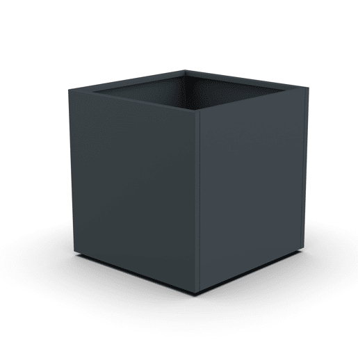 Vaso para plantas Vaargel aço 60x60x60cm Cinzento antracite casa.pro Vaso para plantas Vaargel aço 60x60x60cm Cinzento antracite casa.pro