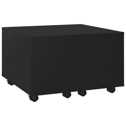 Mesa de Centro, Mesa baixa, 60x60x38 cm derivados de madeira preto