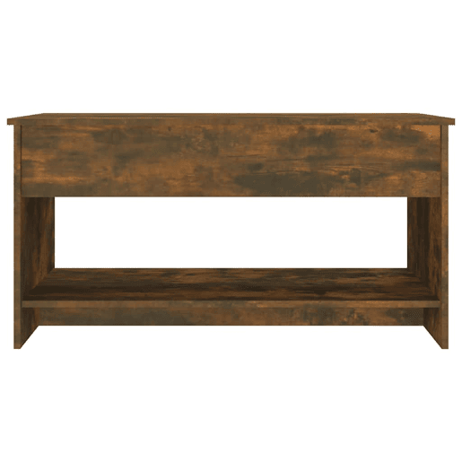 Mesa de Centro, Mesa baixa, 102x50x52,5cm madeira processada carvalho fumado