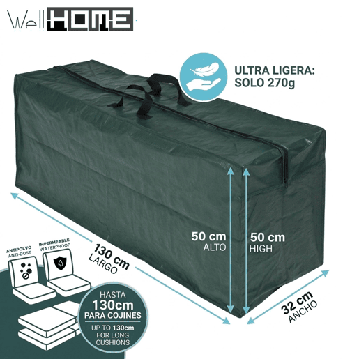 Capa para almofada de cadeira Well Home Capa para almofada de cadeira Well Home