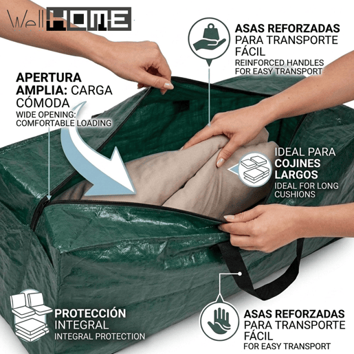 Capa para almofada de cadeira Well Home Capa para almofada de cadeira Well Home