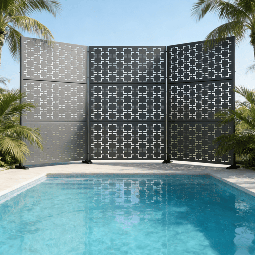 Parede divisória Basciano aço 180x120cm - Antracite cinzento casa.pro Parede divisória Basciano aço 180x120cm - Antracite cinzento casa.pro