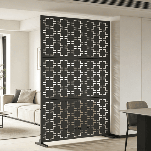 Parede divisória Basciano aço 180x120cm - Antracite cinzento casa.pro Parede divisória Basciano aço 180x120cm - Antracite cinzento casa.pro