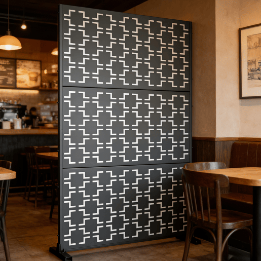 Parede divisória Basciano aço 180x120cm - Antracite cinzento casa.pro Parede divisória Basciano aço 180x120cm - Antracite cinzento casa.pro