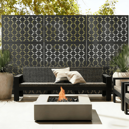 Parede divisória Basciano aço 180x120cm - Antracite cinzento casa.pro Parede divisória Basciano aço 180x120cm - Antracite cinzento casa.pro