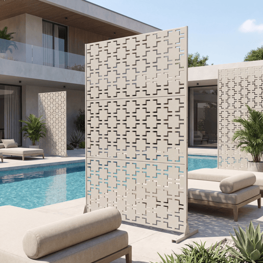 Parede divisória Basciano aço 180x120cm - Bege alho casa.pro Parede divisória Basciano aço 180x120cm - Bege alho casa.pro