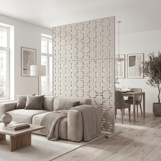 Parede divisória Basciano aço 180x120cm - Bege alho casa.pro Parede divisória Basciano aço 180x120cm - Bege alho casa.pro