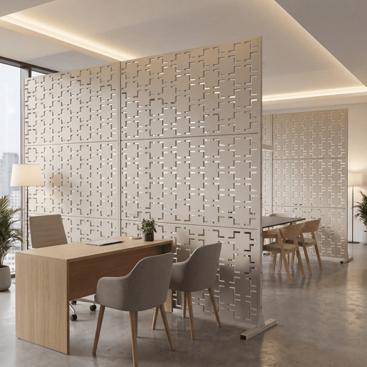 Parede divisória Basciano aço 180x120cm - Bege alho casa.pro Parede divisória Basciano aço 180x120cm - Bege alho casa.pro