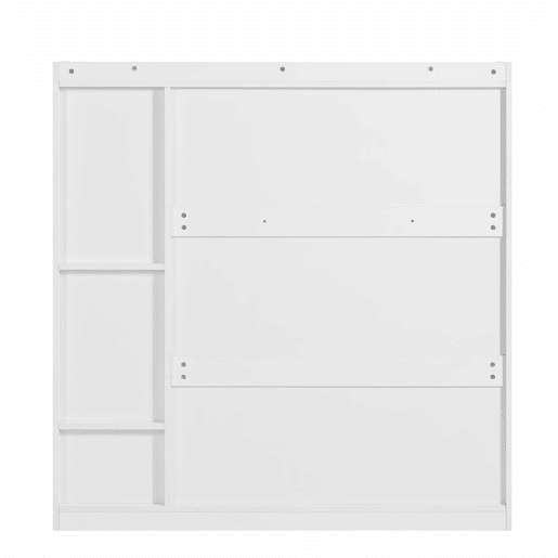 Sapateira inclinável 119x24x122 cm - 3 compartimentos, banco rebatÃvel, branco Sapateira inclinável 119x24x122 cm - 3 compartimentos, banco rebatÃvel, branco